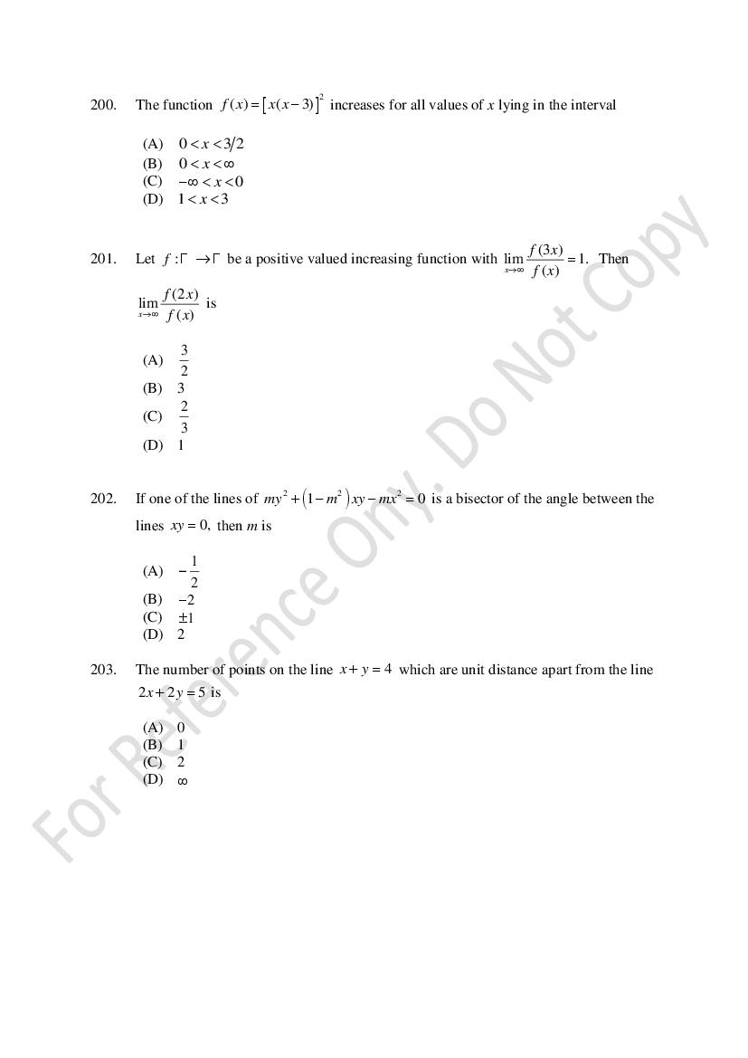 CUSAT CAT 2021 Question Papers PDF (B.Tech Shifts 1 to 3, 35 Papers)