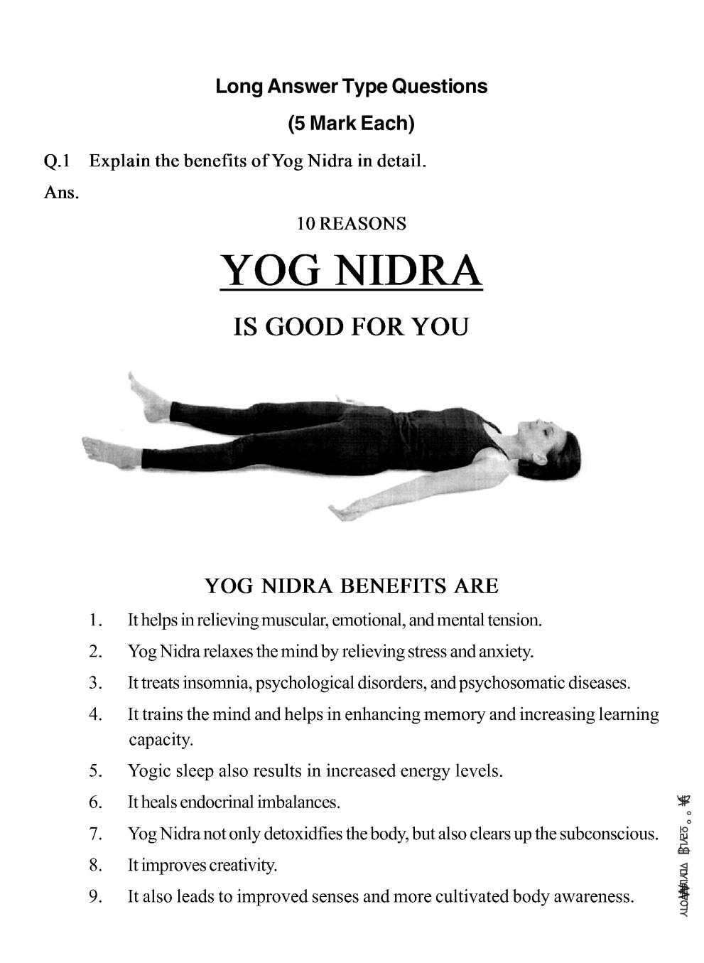 yoga assignment pdf class 11