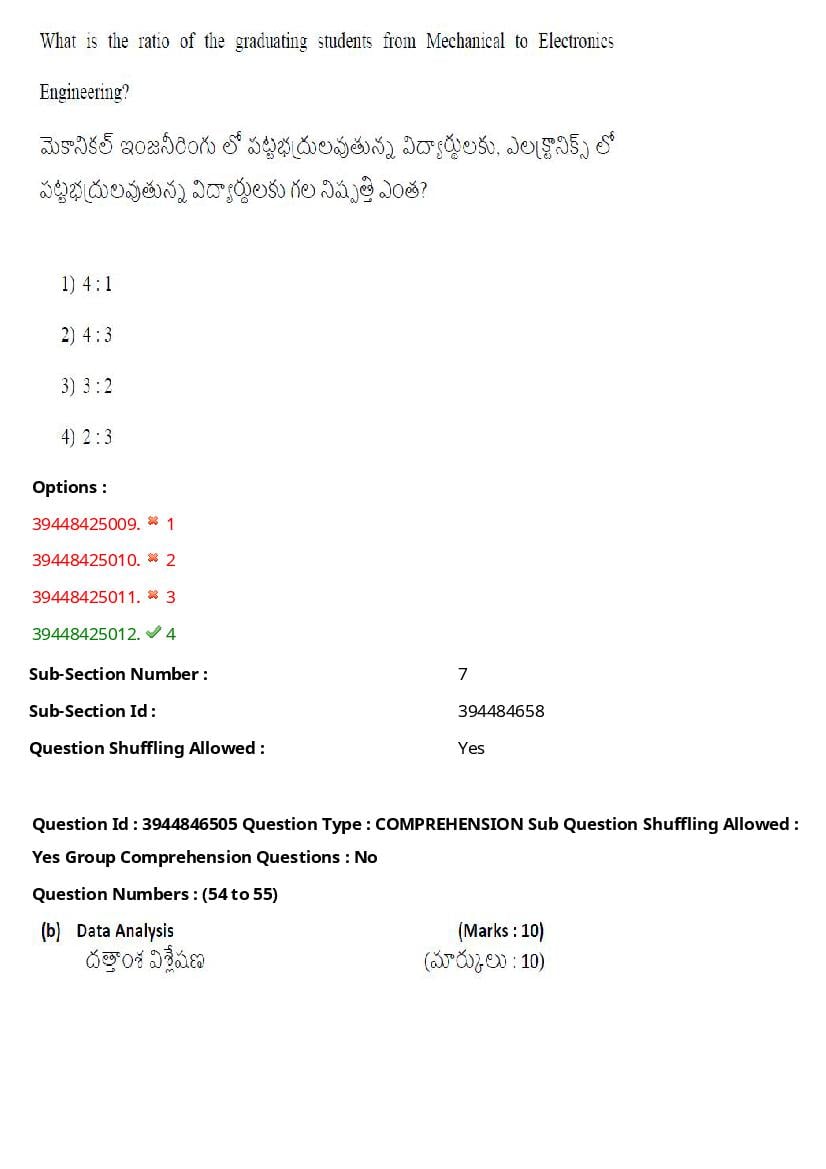 TS ICET 2021 Question Paper PDF with Answers (3 Shifts)