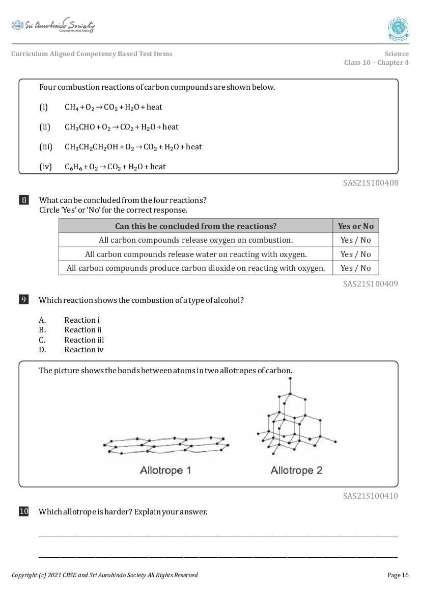 competency based questions class 10 science pdf chapter 1