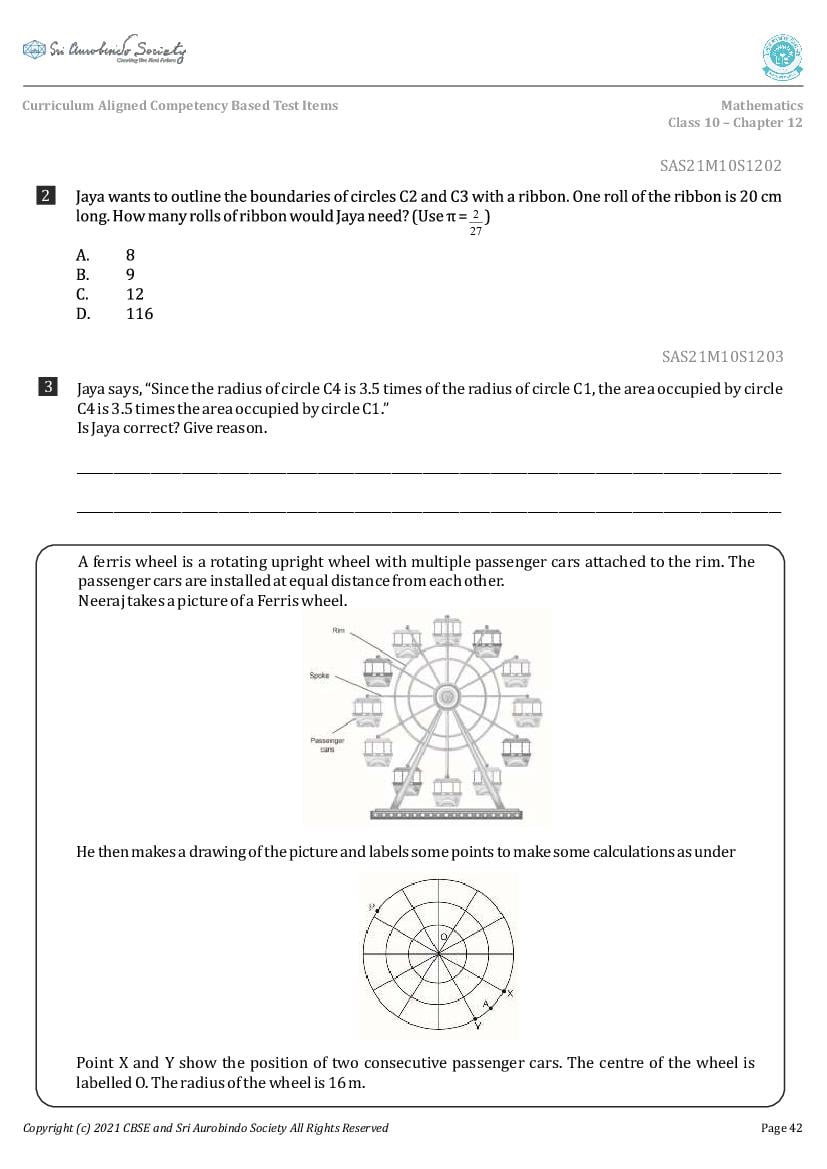 Class 10 Maths Competency Based Questions 2025 Download Pdf Aglasem Class 10 Maths Competency Based Questions 2025 Download Pdf Aglasem