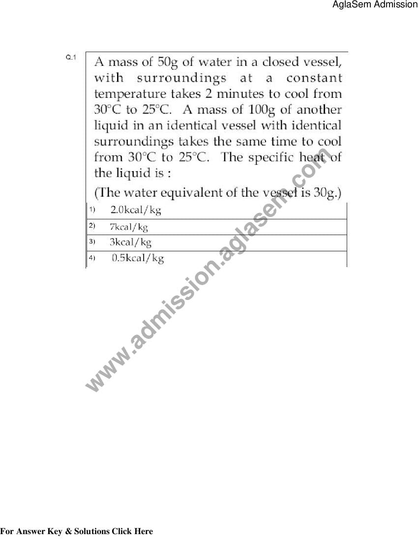 JEE Main 2013 Question Paper 25 Apr B.Tech - Page 1