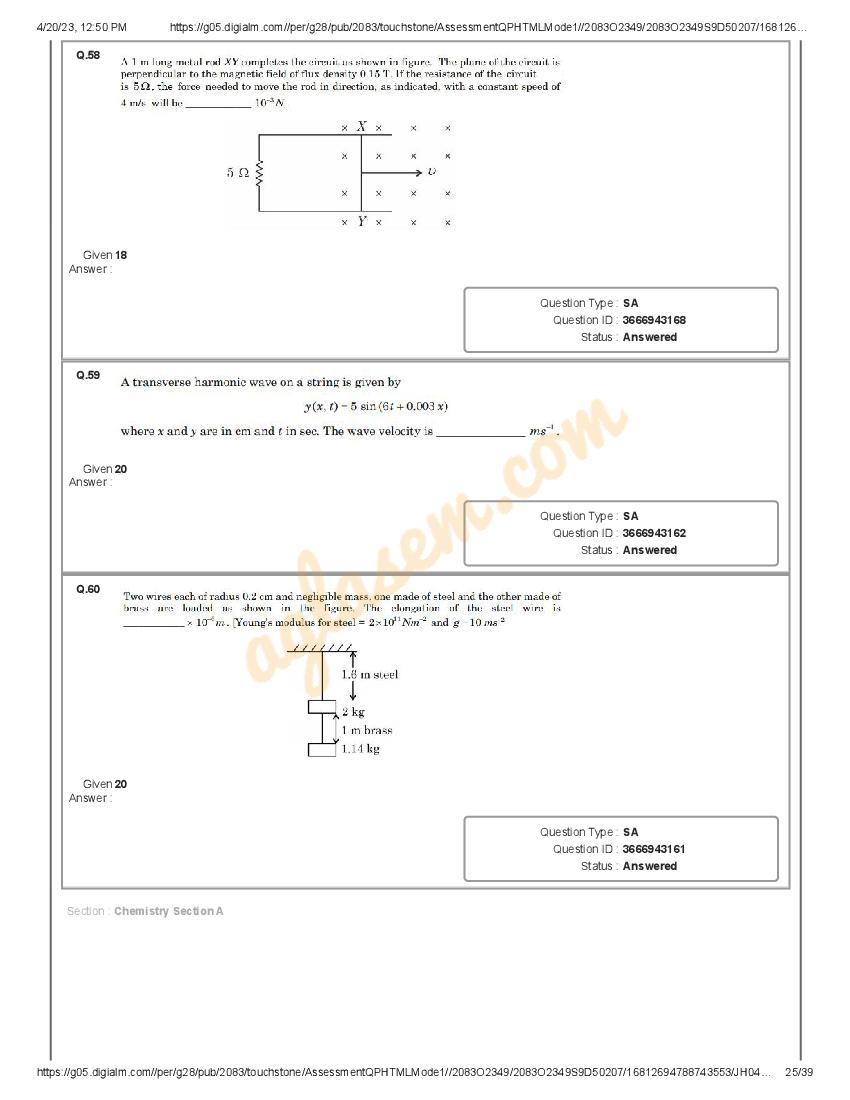 8 april 2023 jee mains paper shift 1 solutions