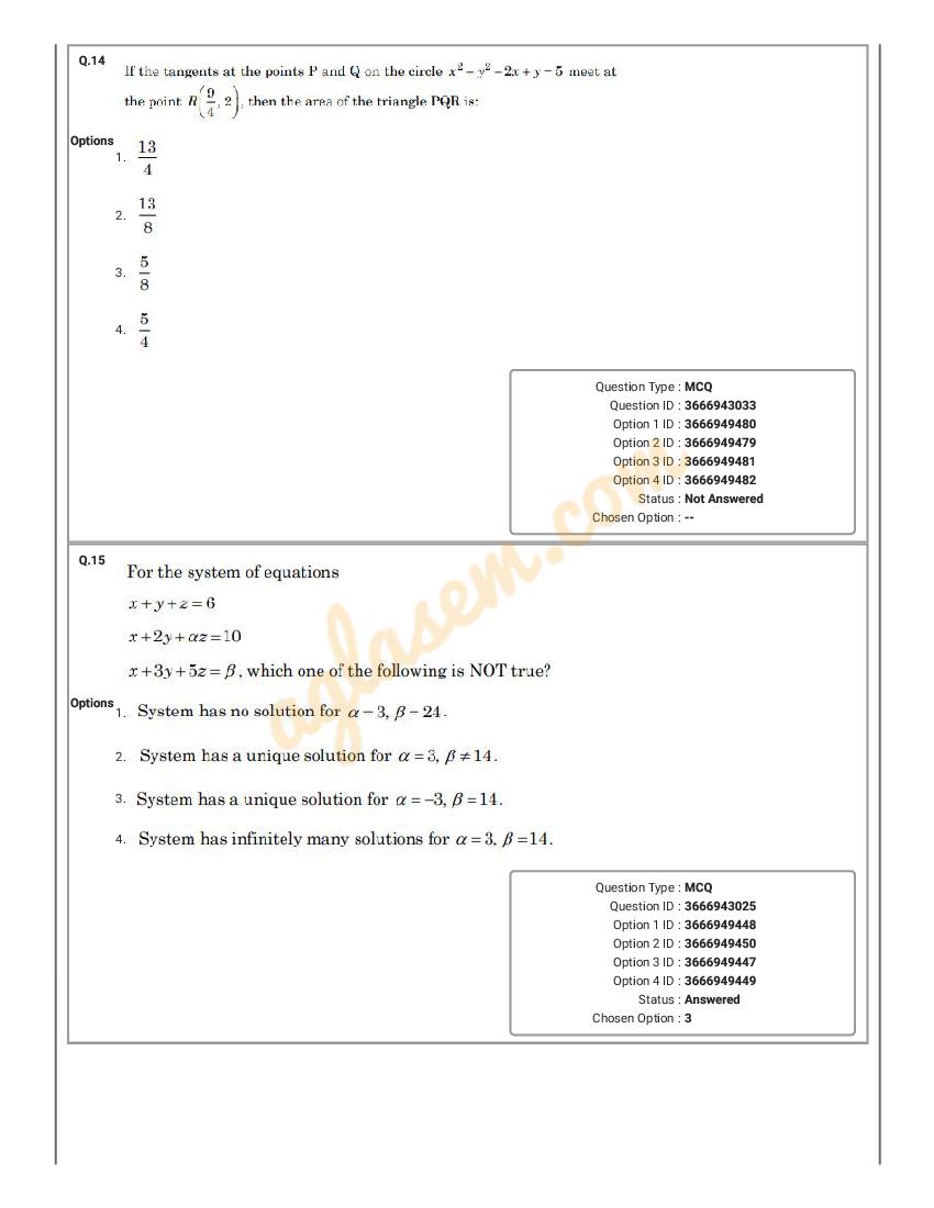 8 april 2023 jee mains paper shift 2 solution