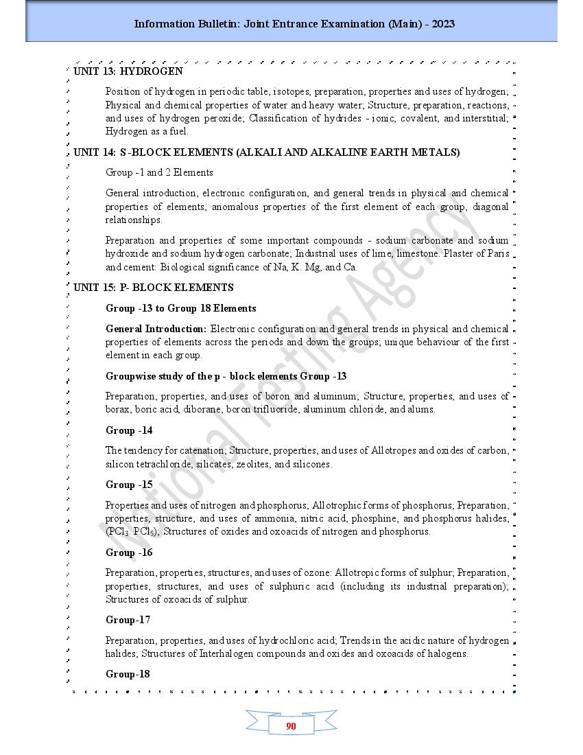 JEE Main Syllabus 2024, 2025 (PDF) - Physics, Chemistry, Maths ...