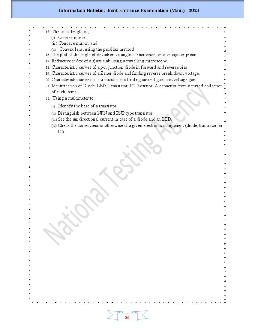 JEE Main Syllabus 2024, 2025 (PDF) - Physics, Chemistry, Maths ...