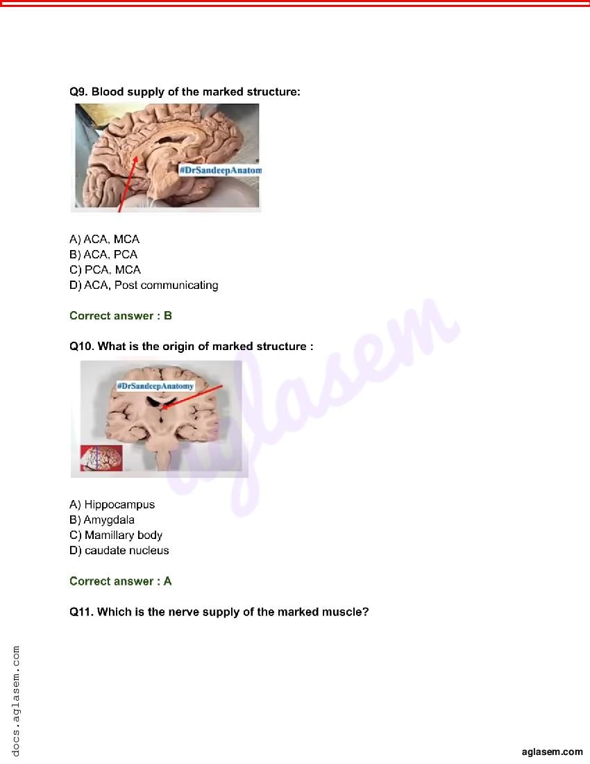 INI CET 2022 Question Paper PDF (May and Nov, 37 Subject Papers)