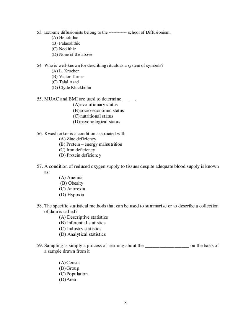 Odisha CPET 2021 Question Paper PDF (Subject-wise, 35 Papers)