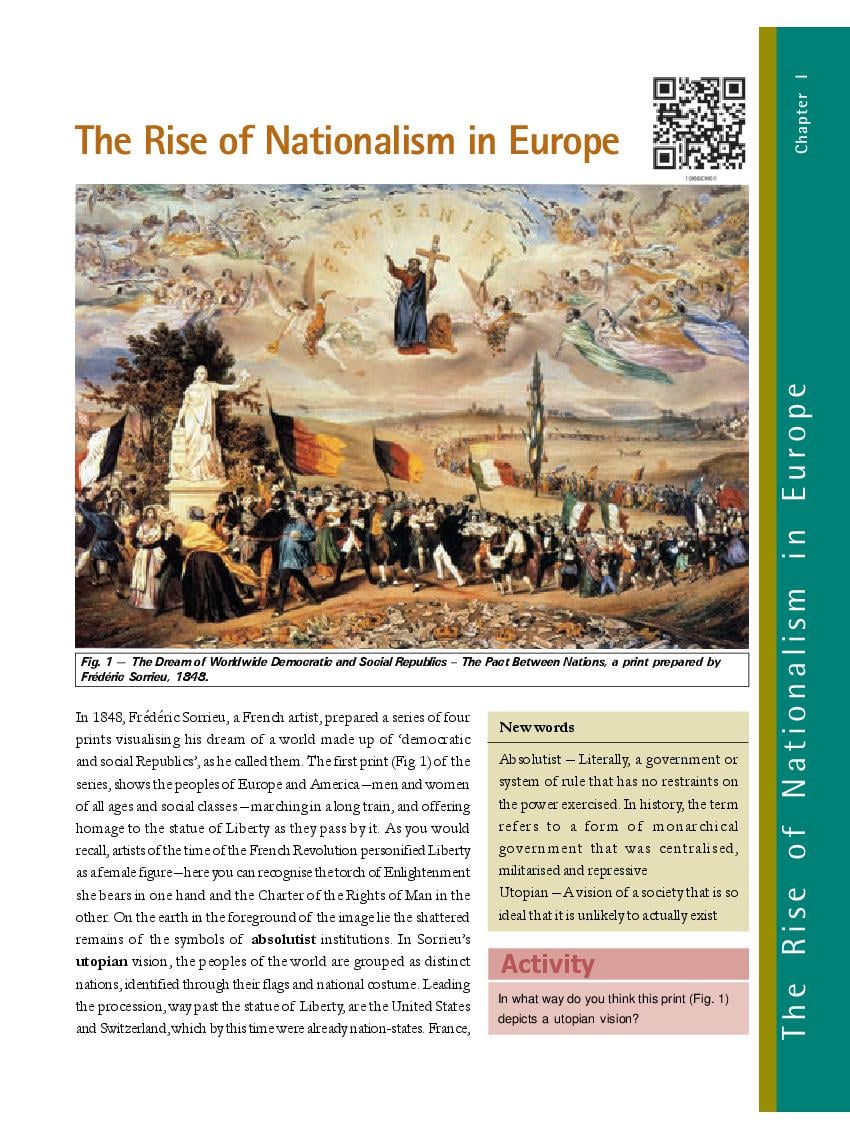 Ncert Book Class 10 Social Science Chapter 1 The Rise Of Nationalism In Europe Pdf 7295