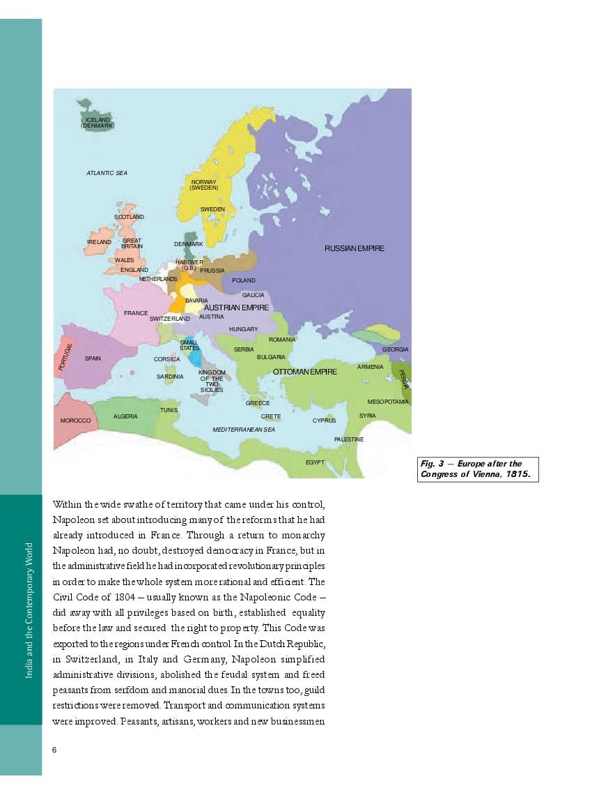 The Rise of Nationalism in Europe, Class 10 History