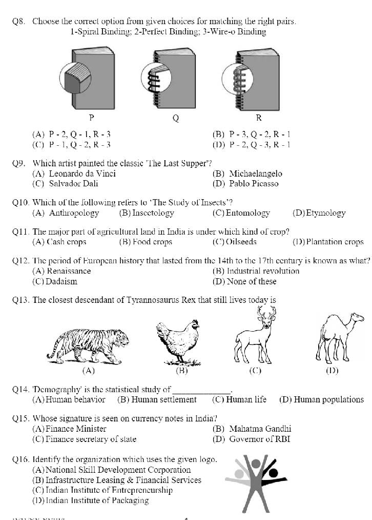 NID DAT 2018 Question Paper PDF: B.Des and M.Des Prelims