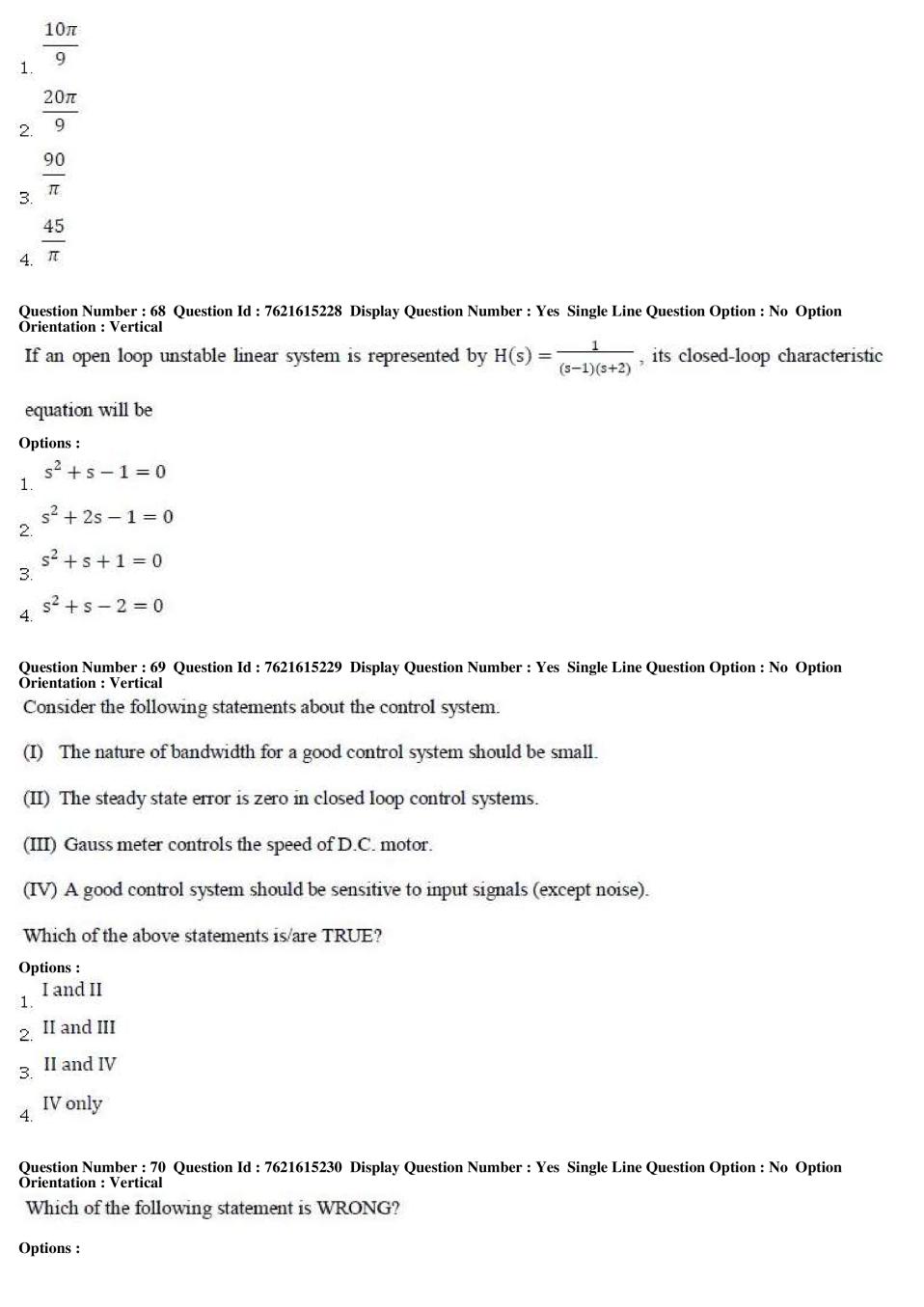TS PGECET 2017 Question Paper PDF with Answer Key (16 Papers)