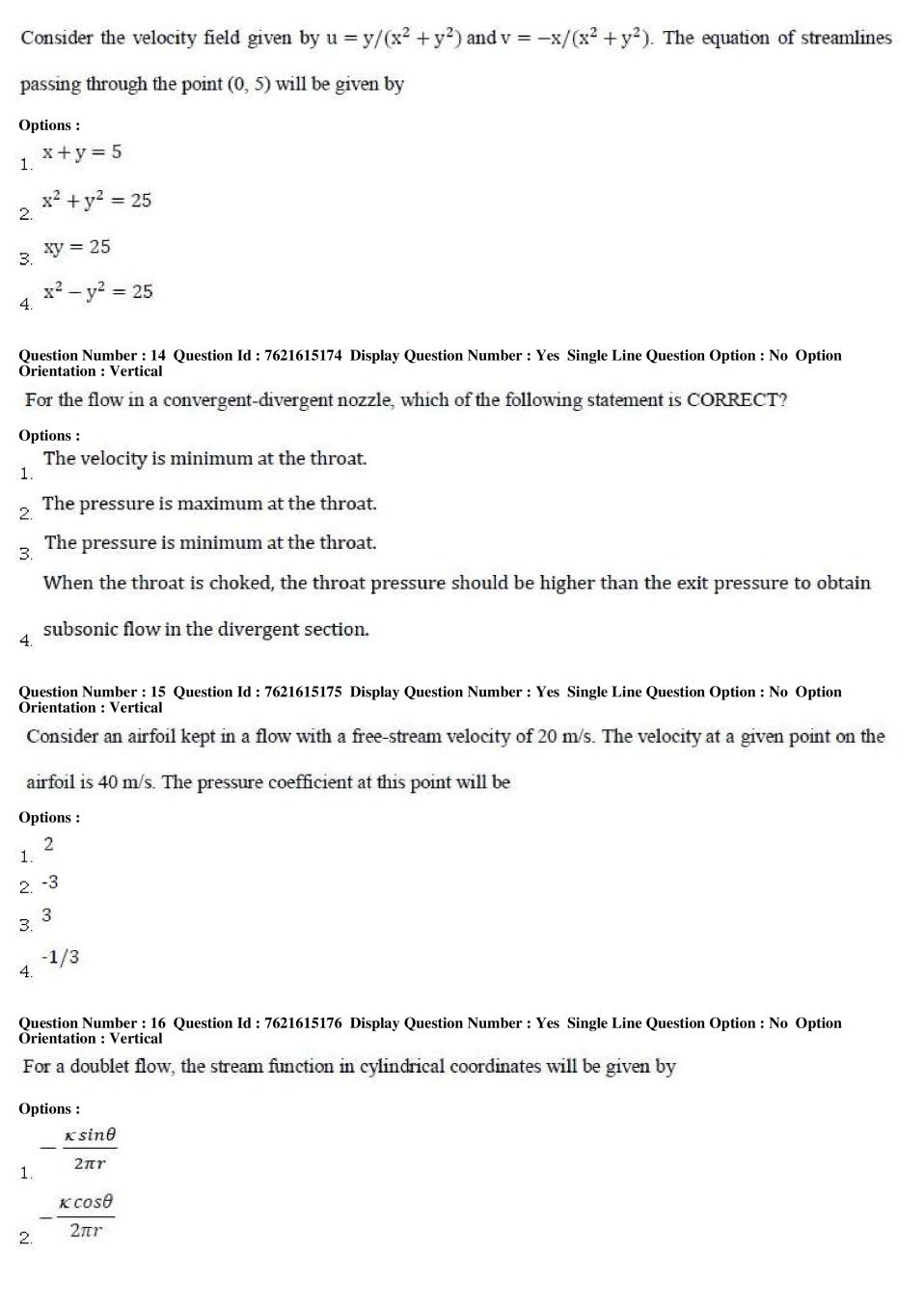 TS PGECET 2017 Question Paper PDF with Answer Key (16 Papers)
