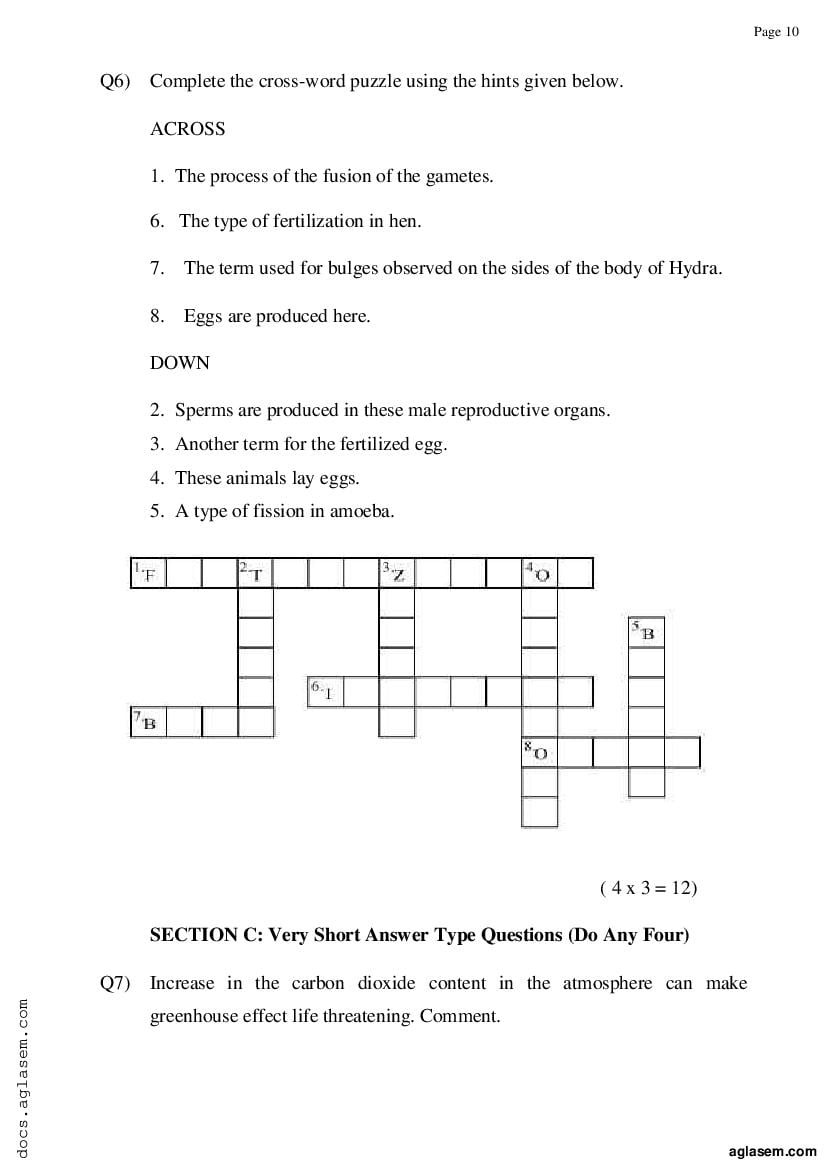 Jkbose 8th Science Model Paper 2023 Pdf Jkbose Class 8 Sample Paper For Science