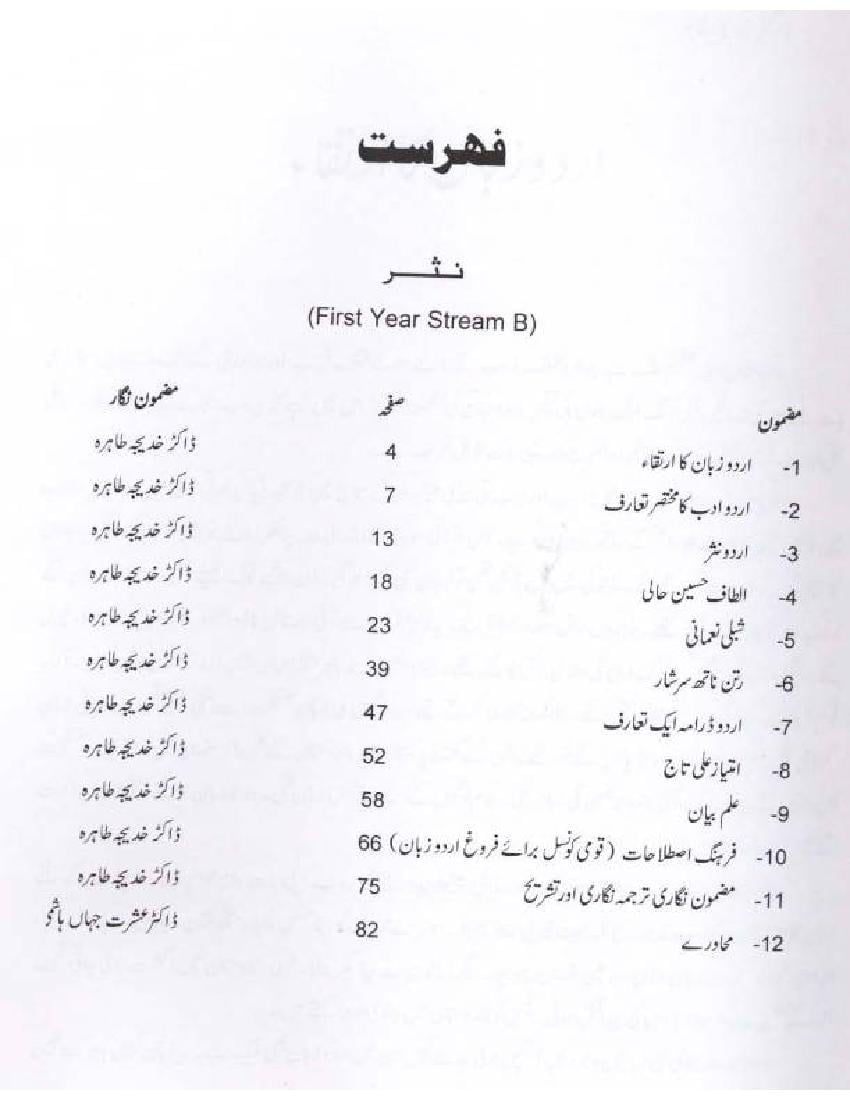 DU SOL Study Material B.Com 1st Year Urdu B Prose - Page 1