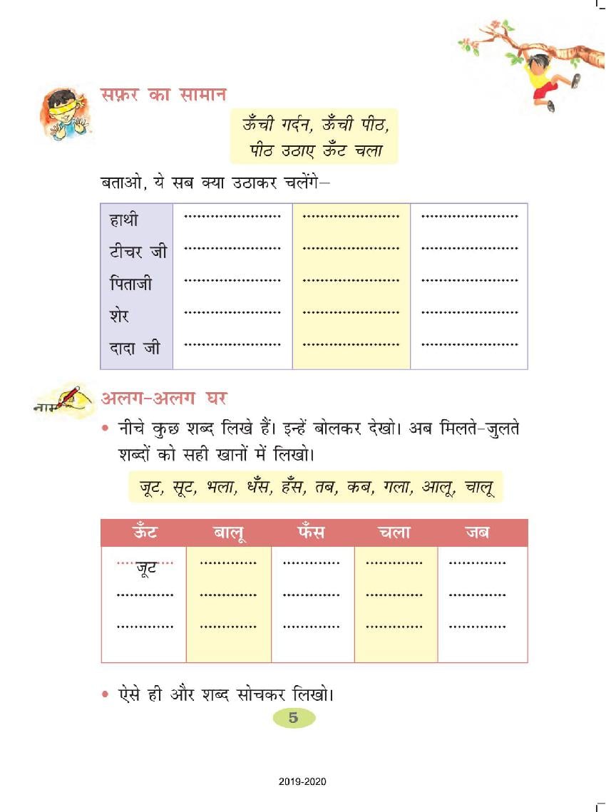 Class 2 Hindi Ncert Solution