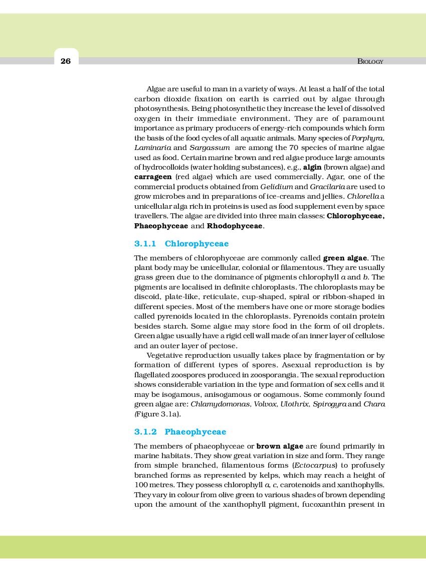 Class 11 Biology Chapter 3 Exercise Solutions Maharashtra Board