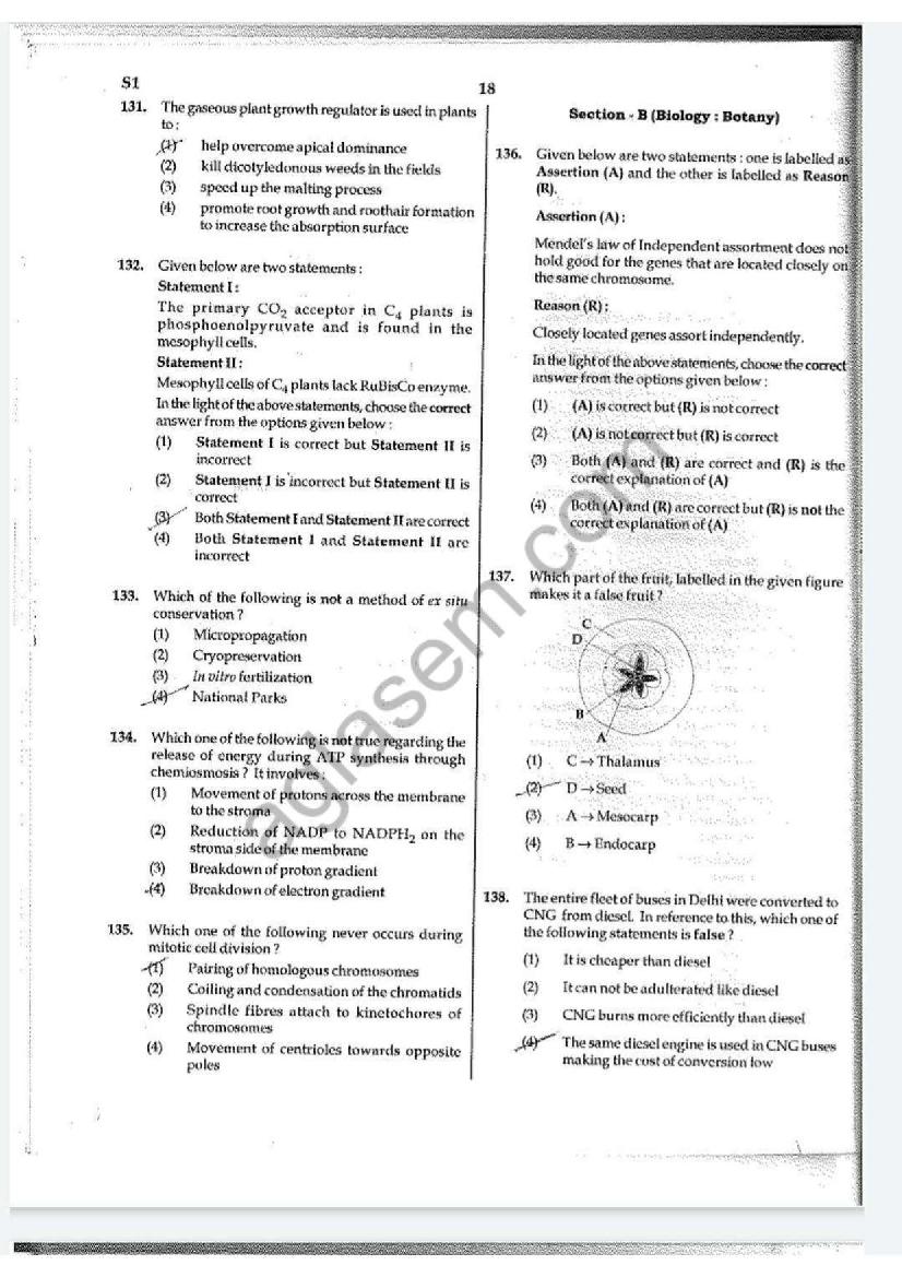 NEET 2022 Question Paper (PDF Available) - Download Here