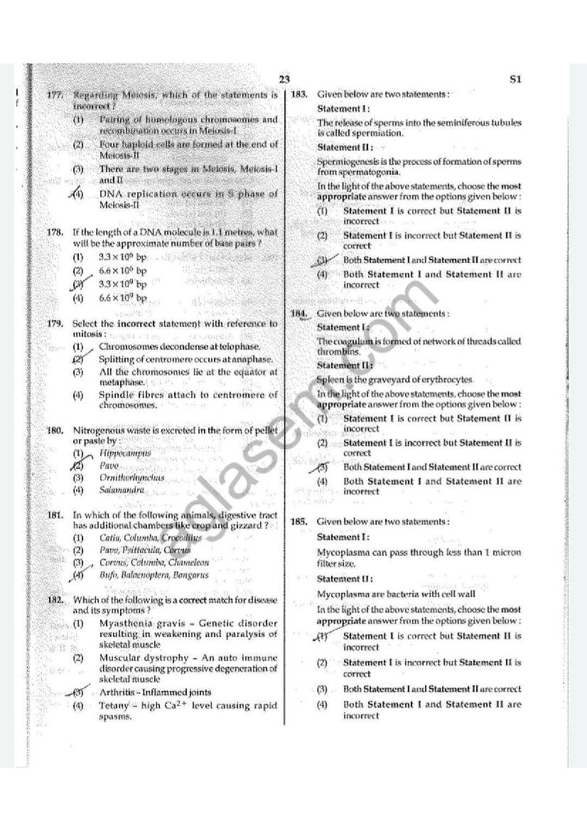 NEET 2022 Question Paper (PDF Available) Download Here