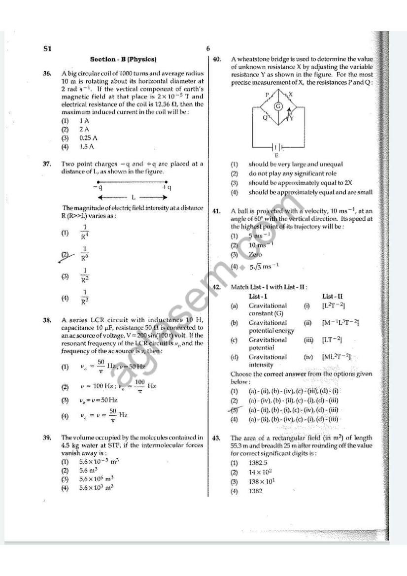 NEET 2022 Question Paper (PDF Available) Download Here