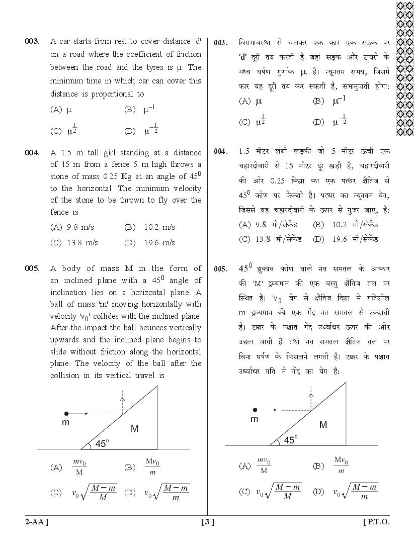 UPSEE PCB Question Papers PDF (Paper 2, 2015-2020) with Answer Keys
