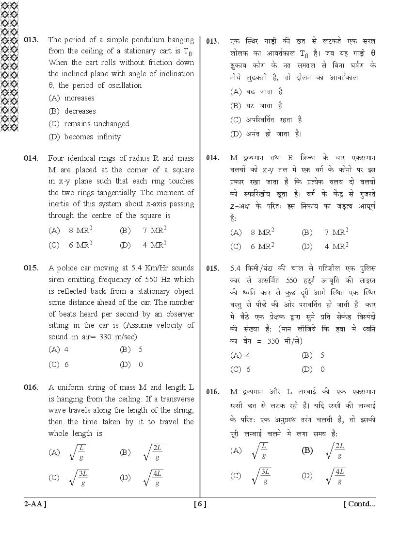 UPSEE PCB Question Papers PDF (Paper 2, 2015-2020) with Answer Keys