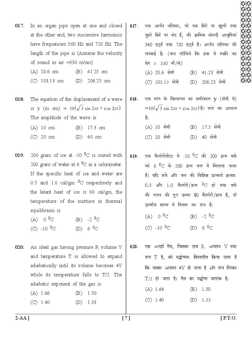 UPSEE PCB Question Papers PDF (Paper 2, 2015-2020) with Answer Keys
