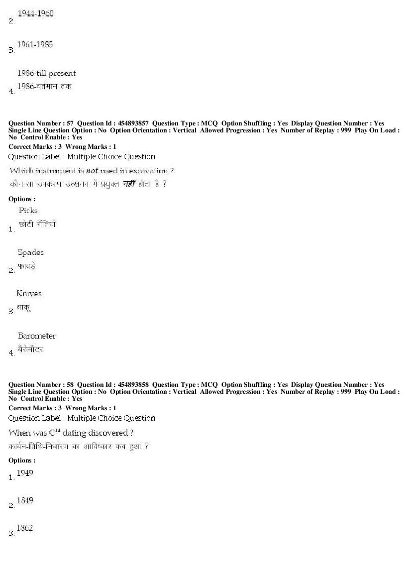 BHU PET 2019 Question Papers PDF (87 Papers, CBT)