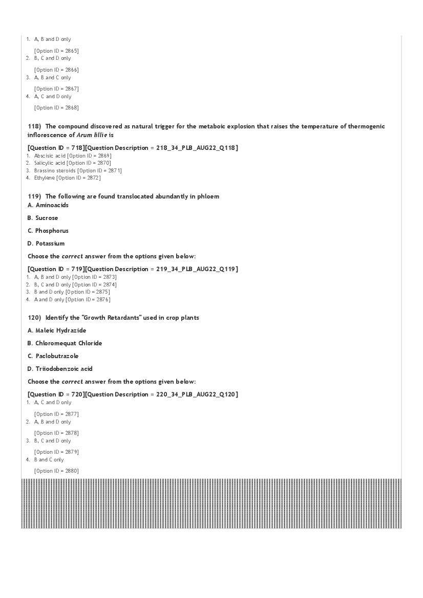 ICAR AIEEA PG 2022 Question Paper PDF (20 Subjects)