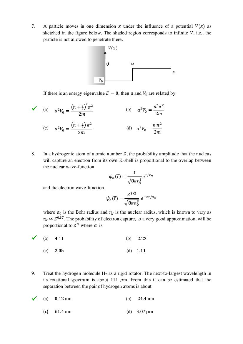TIFR GS 2022 Question Paper PDF (6 Papers incl. Wildlife Biology)