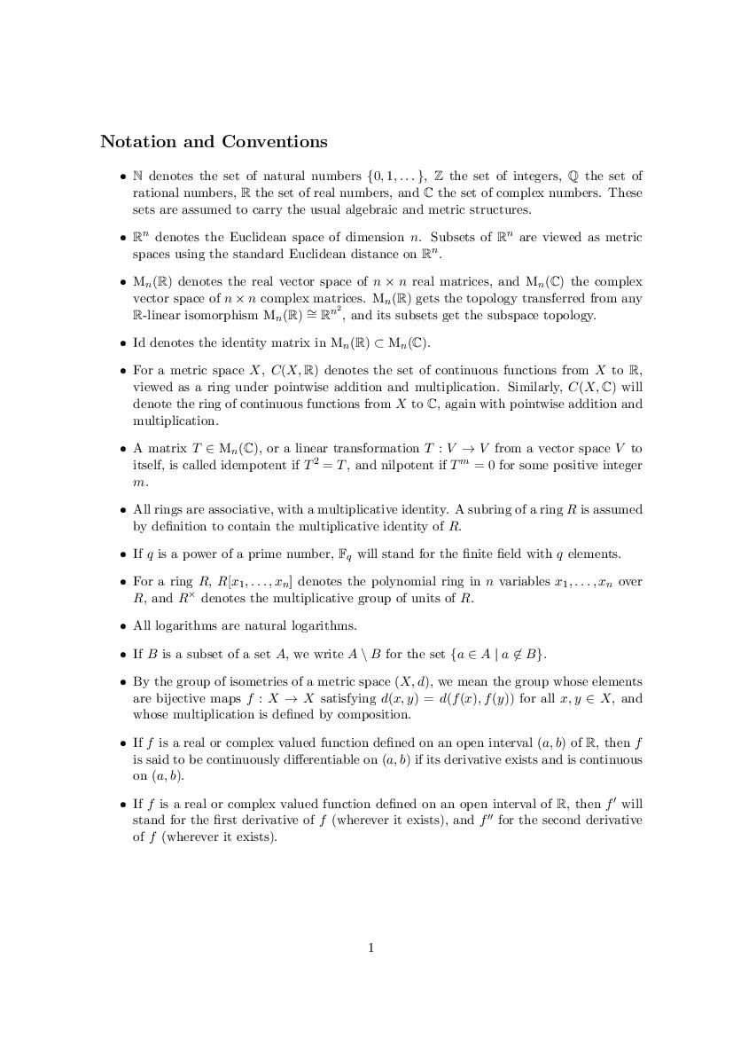 TIFR GS 2022 Question Paper Mathematics - Page 1