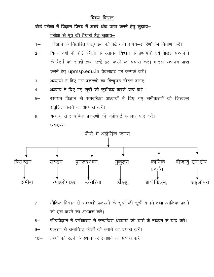 up-board-class-10-science-exam-preparation-tips