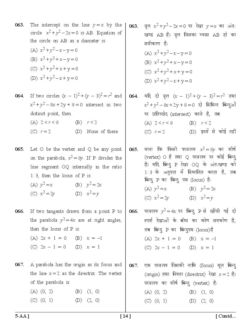 UPSEE B.Sc Graduates Lateral Entry Question Papers PDF (2015-2020)