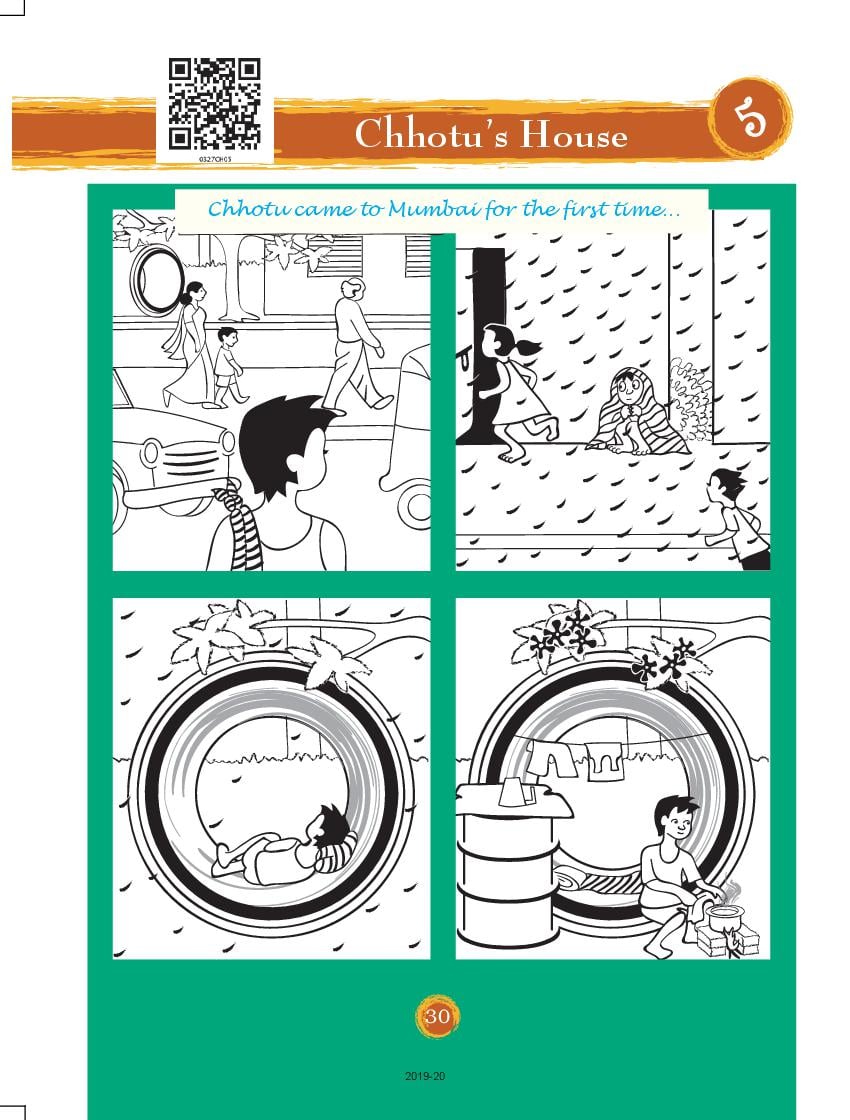 NCERT Book Class 3 EVS Chapter 5 Chhotu’s House - Page 1