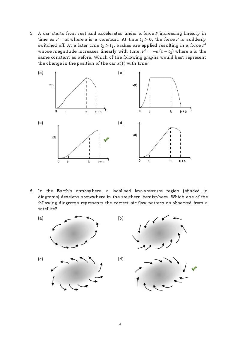 TIFR GS 2015 Question Paper PDF with Answers (7 Papers)