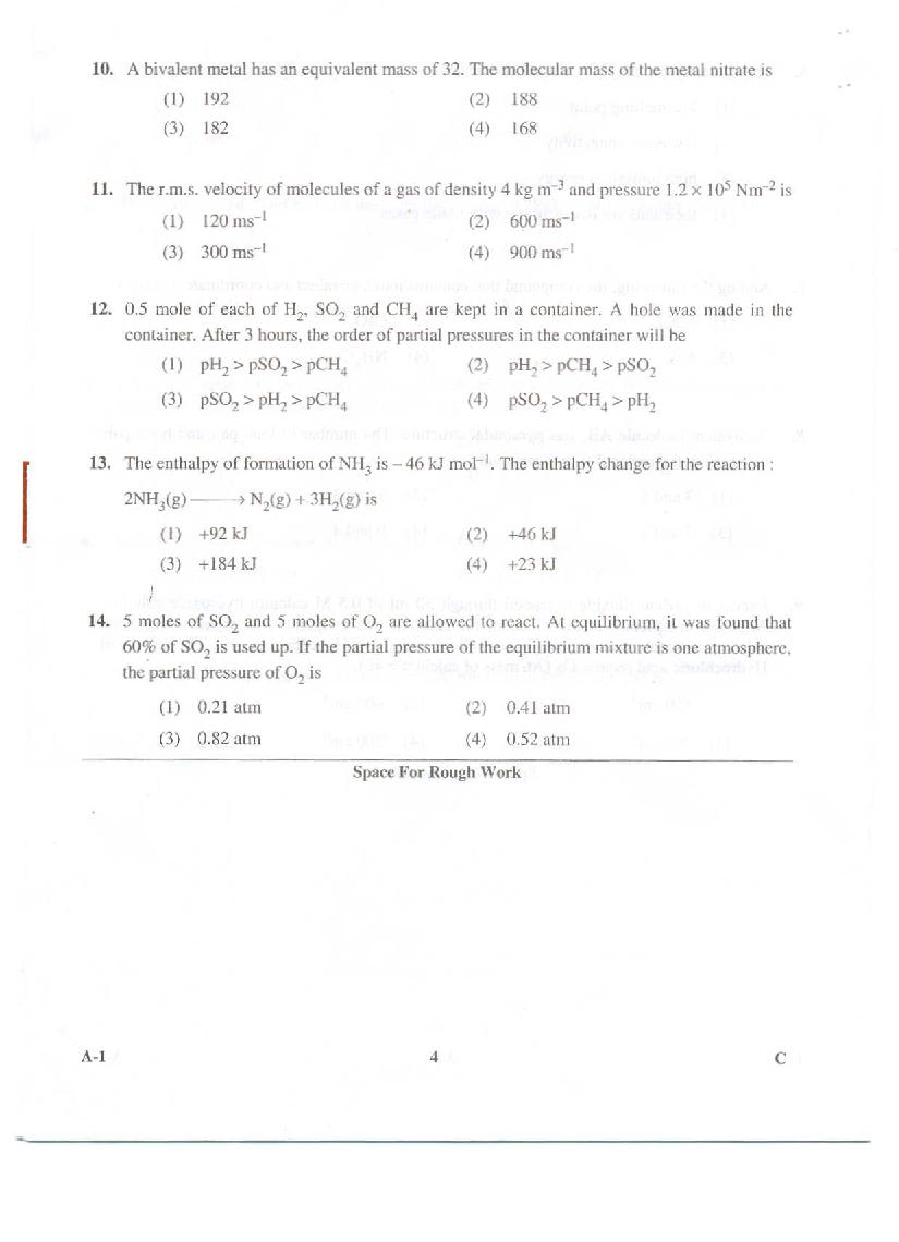 KCET 2009 Question Paper - Chemistry - AglaSem Admission