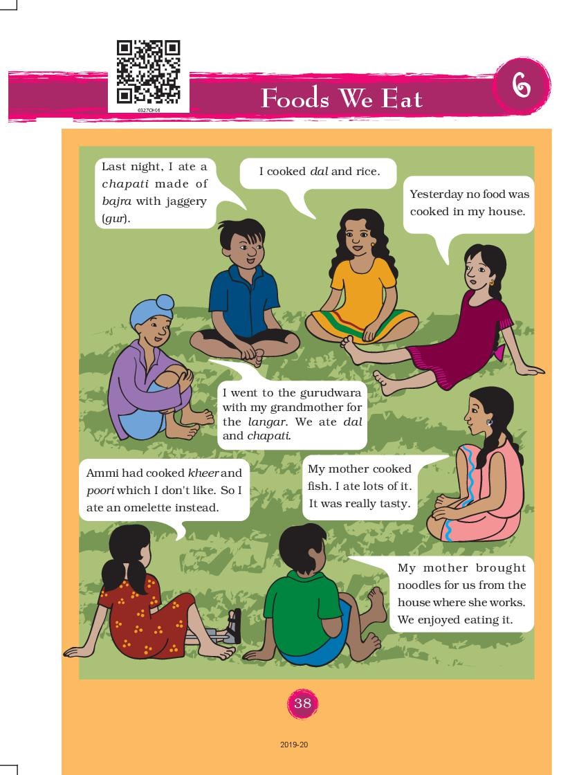 NCERT Book Class 3 EVS Chapter 6 Foods We Eat - Page 1