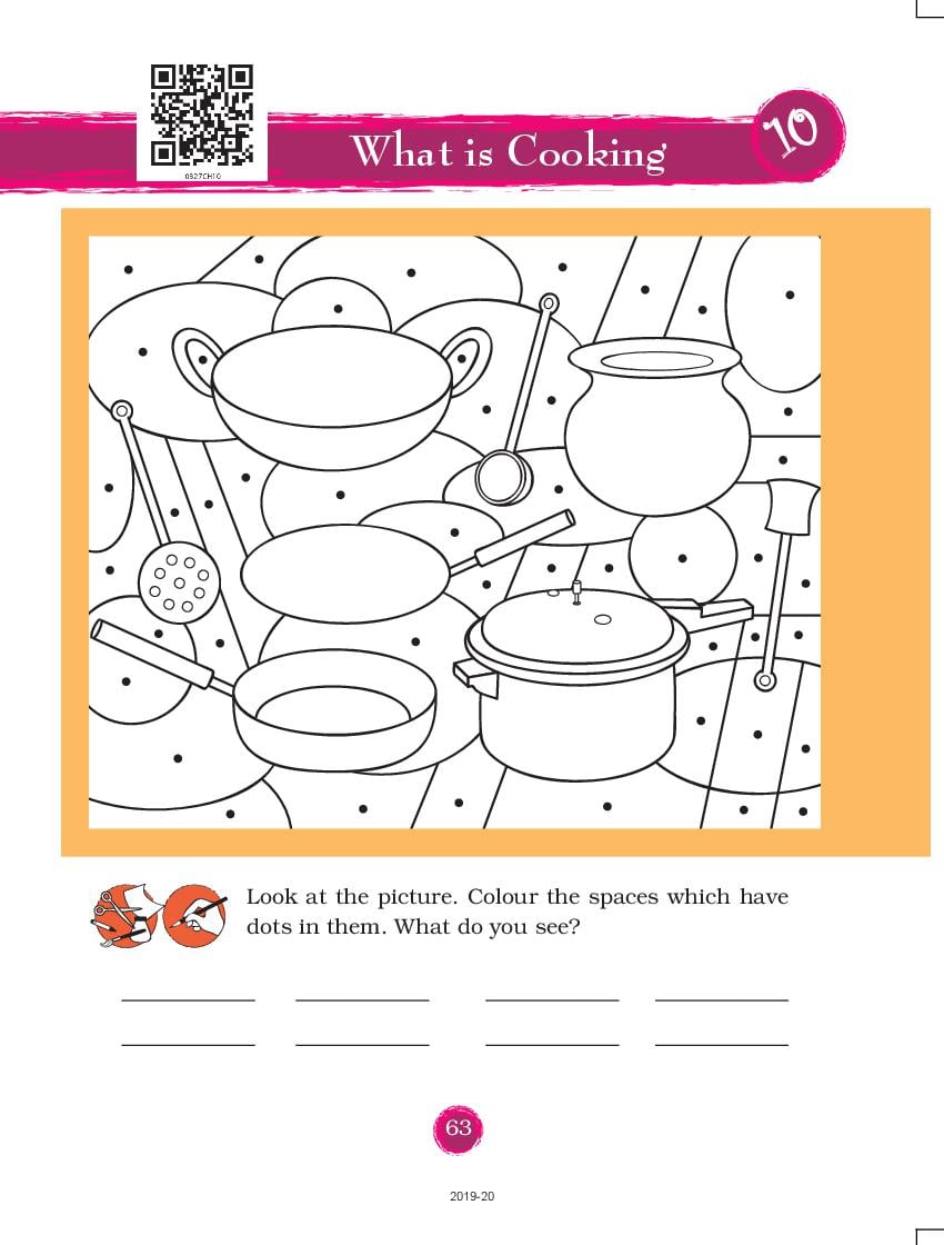 NCERT Book Class 3 EVS Chapter 10 What is Cooking - Page 1