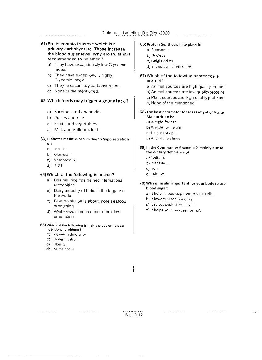 JEMAS PG 2020 Question Paper PDF (12 Course Papers)