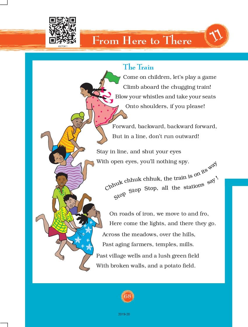 NCERT Book Class 3 EVS Chapter 11 From Here to There - Page 1