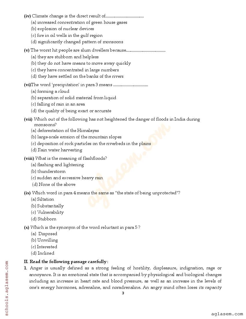 Class 9 English Question Paper 2023 Pdf 9th Annual Exam English Question Paper 0690