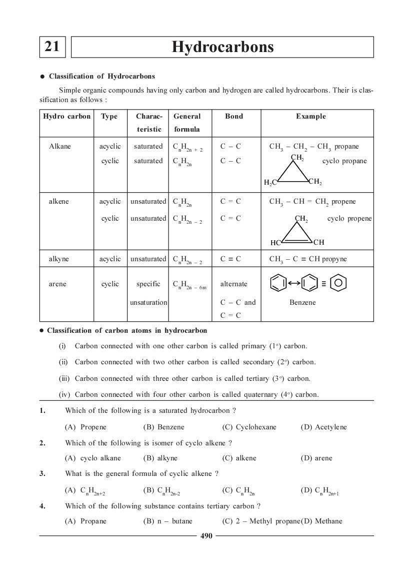 JEE NEET Chemistry Question Bank - Hydrocarbons - Page 1