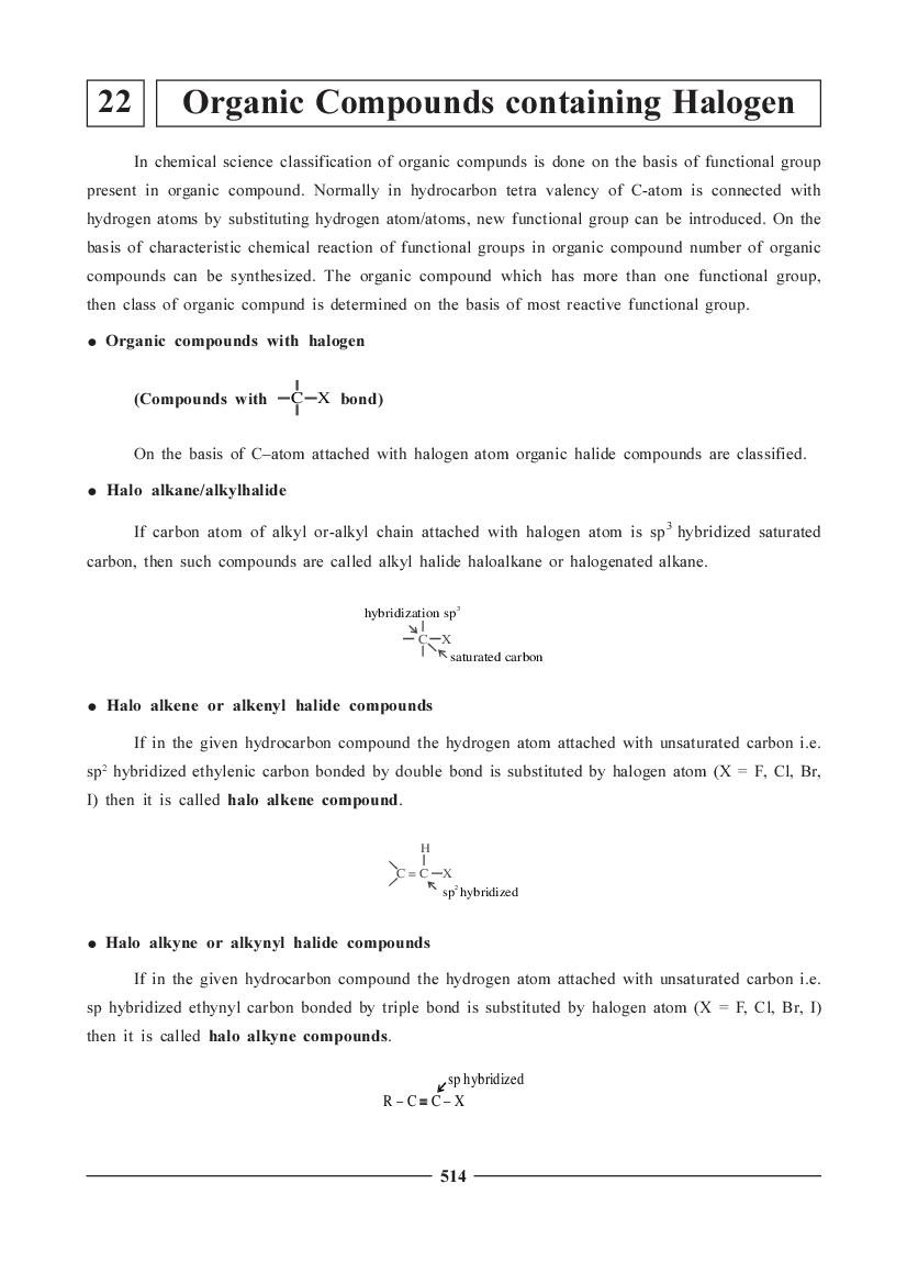 JEE NEET Chemistry Question Bank - Organic Compounds Containing Halogen - Page 1