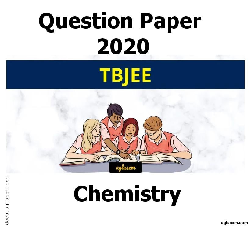 TBJEE 2020 Question Paper - Chemistry - Page 1