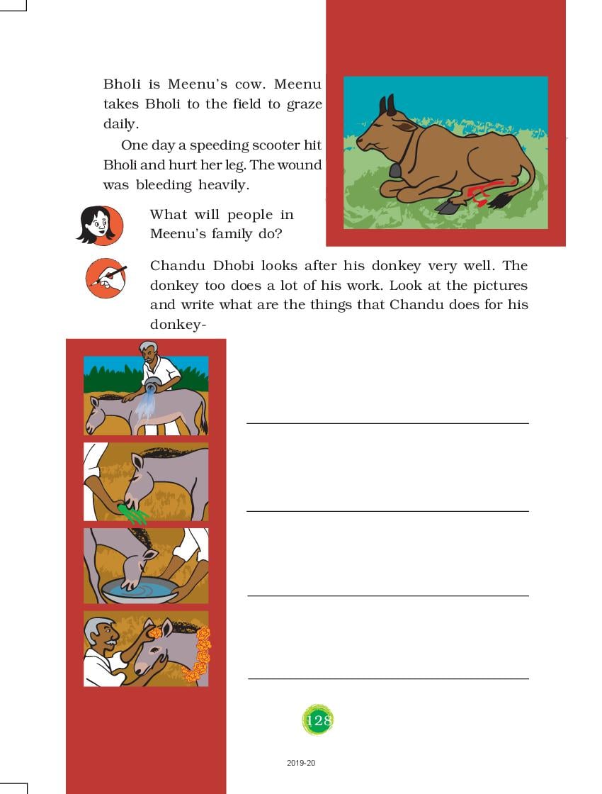 NCERT Book Class 3 EVS Chapter 19 Our Friends – Animals