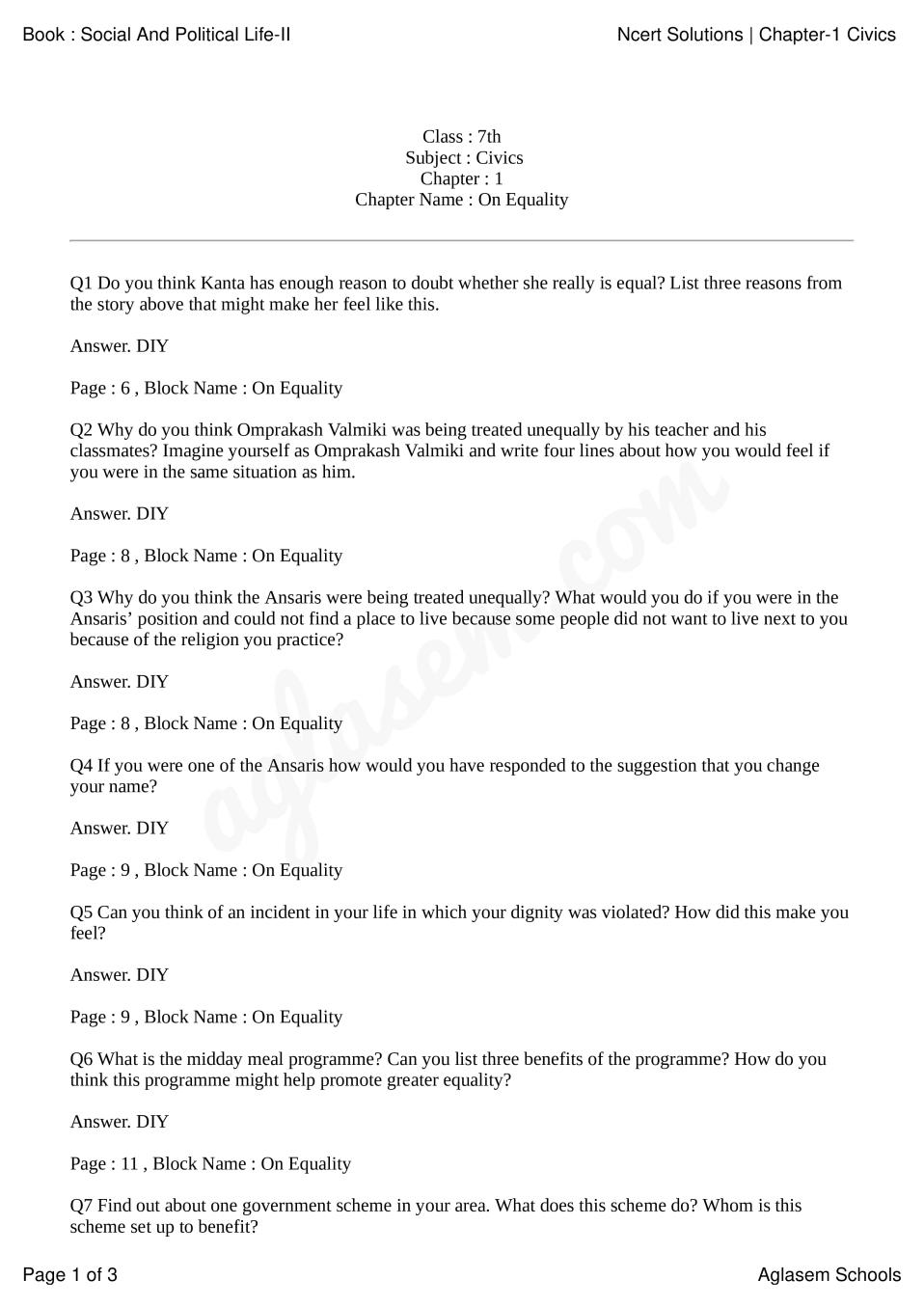 case study questions for class 7 social science