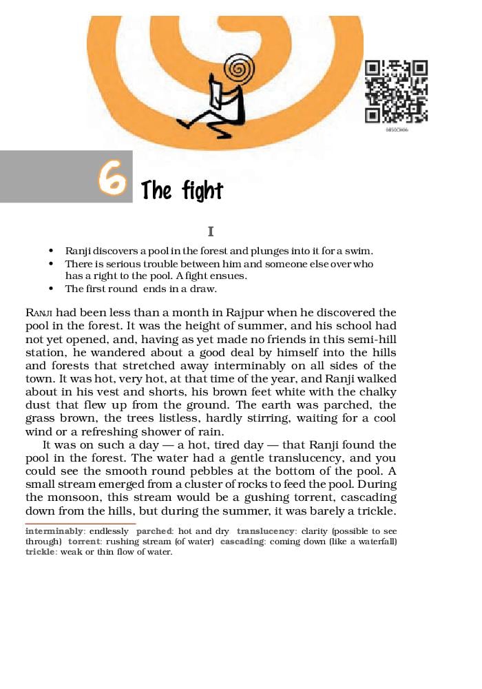 NCERT Book Class 8 English (It So Happened) Chapter 6 The fight - Page 1