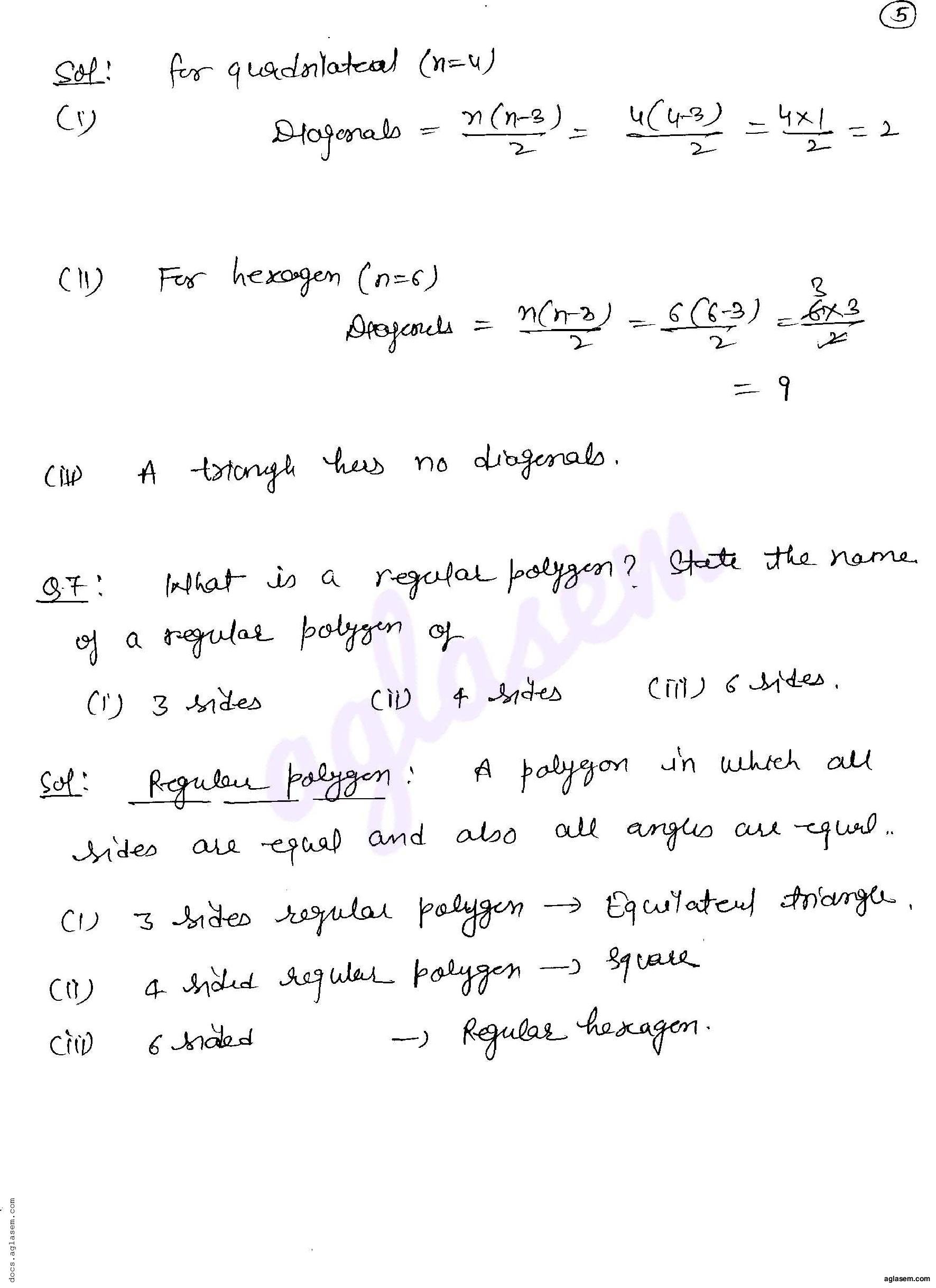 RD Sharma Solutions for Class 8 Understanding Shapes I Polygons ...