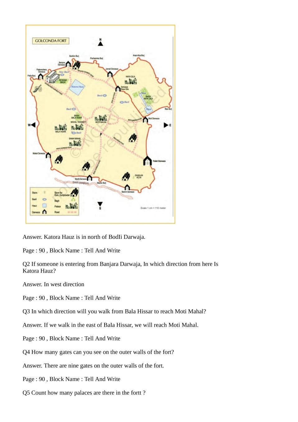NCERT Solutions For Class 5 EVS Chapter 10 Walls Tell Stories PDF 