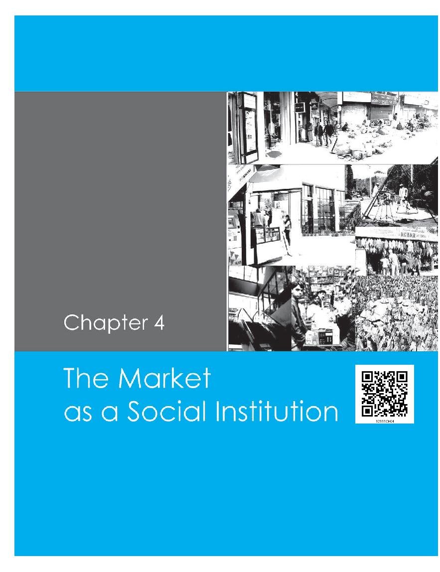 NCERT Book Class 12 Sociology (Indian Society) Chapter 4 The Market as a Social Institution - Page 1